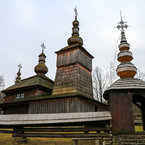 Drevený chrám sv. Paraskevy z Nižnej Polianky. 