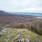 Výhľad na obec a Borskú nížinu