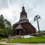 Chrám sv. Michala, archanjela v skanzene v Starej Ľubovni.