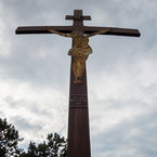 Detail vrcholového kríža.