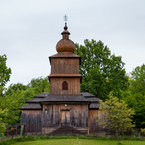 Drevený chrám sv. Paraskevy v Dobroslave. 