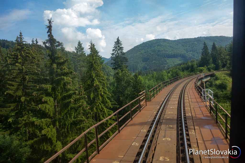 Jeden z mostov na trati Banská Bystrica - Dolná Štubňa.