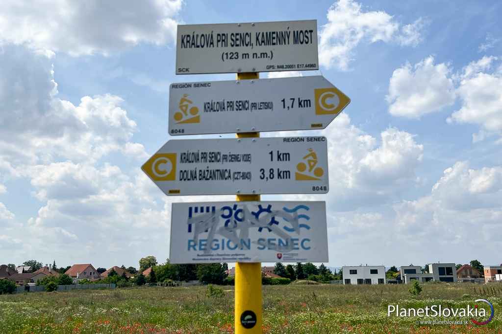 Barokovo-secesný most v Kráľovej pri Senci je ideálnym tipom na cyklovýlet.