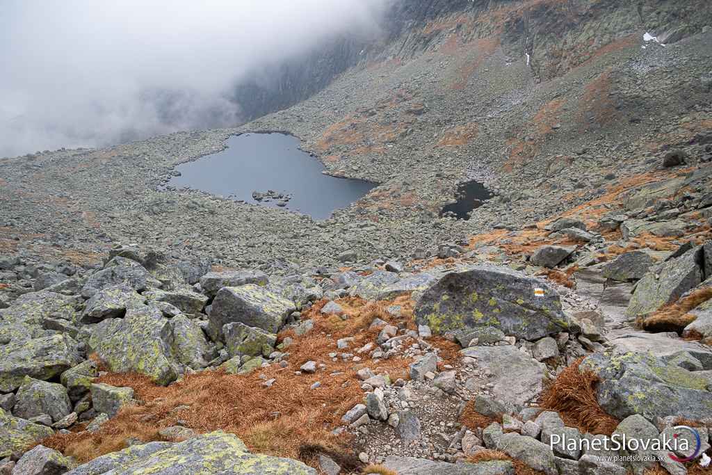 Nižné Wahlenbergovo pleso. Sme šťastlivo vo Furkotskej doline.