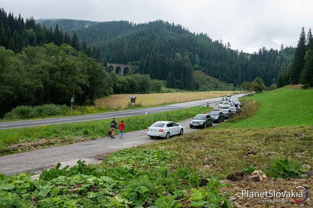 Pohľad od kaviarne Depo smerom k Chmarošskému viaduktu.
