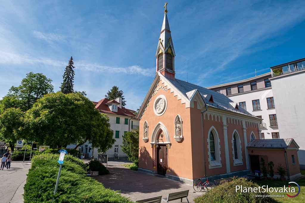 Kaplnka Božského srdca Ježišovho pri Kolonádovom moste.