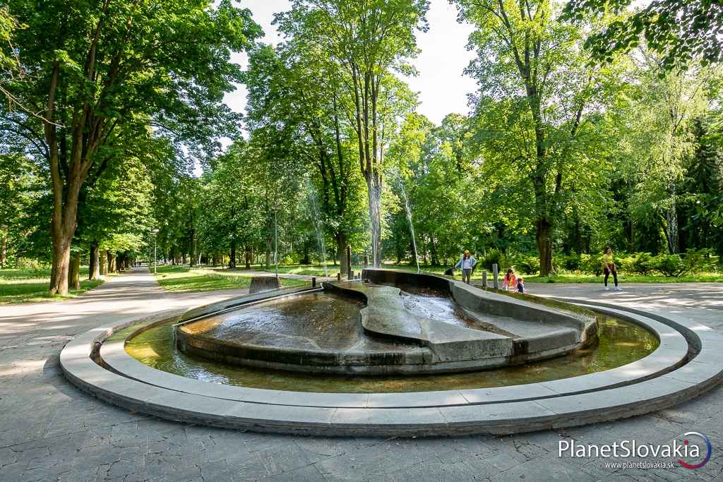 Fontána v Mestskom parku.