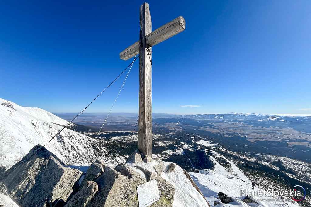 Predné Solisko - vrcholový kríž.
