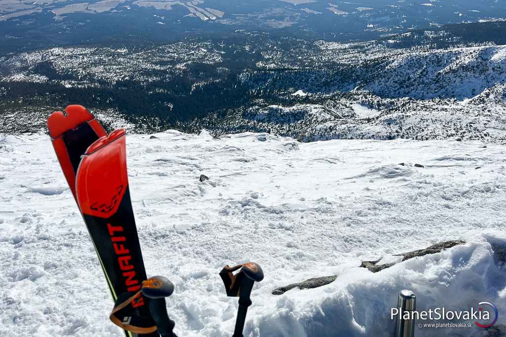 Na Predné Solisko môžete v zime vystúpiť i na skialpinistických lyžiach.